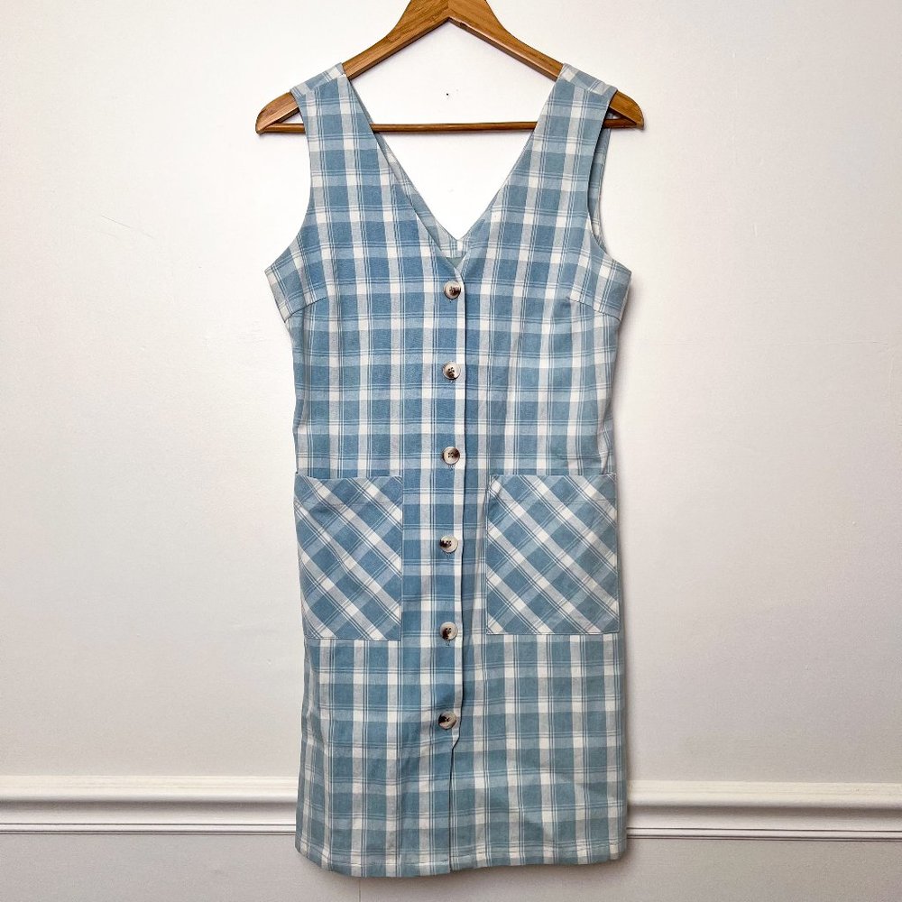 NWT Skies Are Blue | Blue & White Dress Size Small Mini Dress